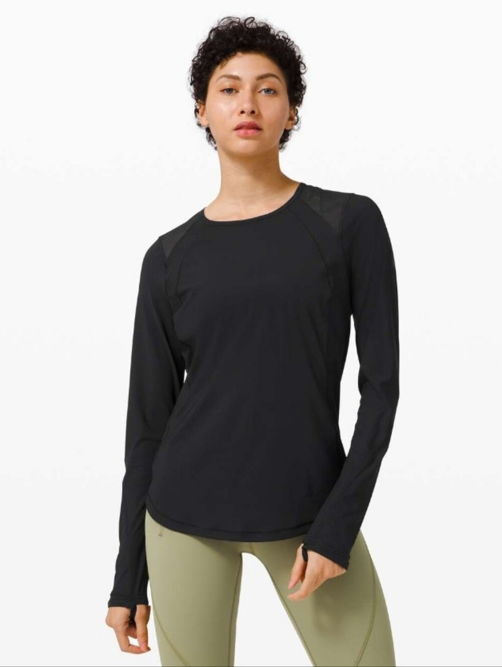 Lululemon Sculpt Long Sleeve Black Size 10-12